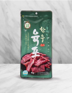 녹색한우 한우육포 40g